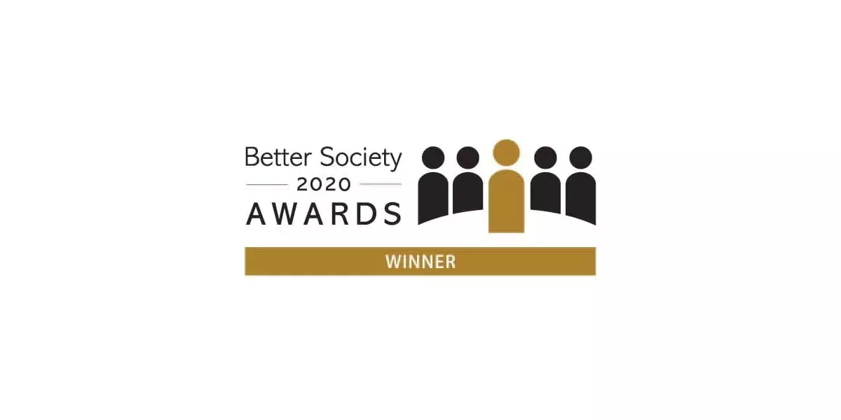 Better society award winner 2020